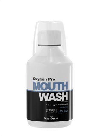 FREZYDERM - Oxygen Pro Mouthwash 1,5% w/w Στοματικό Διάλυμα Με Ενεργό Οξυγόνο 250ml