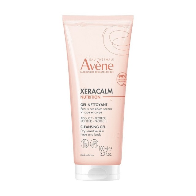 AVENE - XeraCalm Nutrition Cleansing Gel Τζελ Καθαρισμού για Πρόσωπο & Σώμα, 100ml