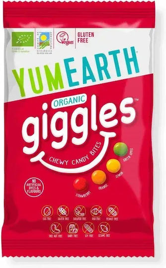 YUMEARTH - Organic Giggles Chewy Candy Bites Καραμέλες Φρούτων 40gr