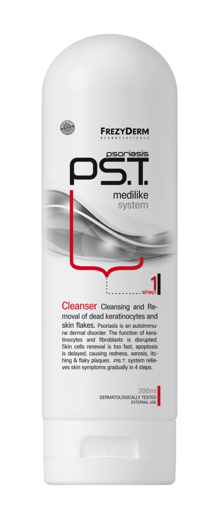 FREZYDERM - Pst Cleanser Step1 Υγρό Καθαριστικό Προσώπου - Σώματος Κατά της Ψωρίασης 200ml