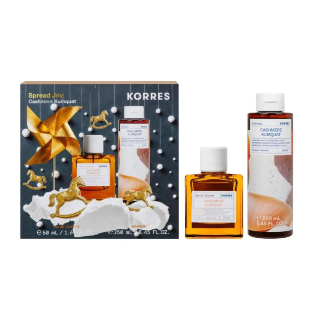 KORRES - Promo Spread Joy Cashmere Kumquat Eau De Toilette 50ml & Cashmere Kumquat Shower Gel 250ml