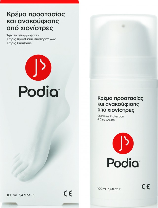 PODIA - Chilblains Protection & Care Cream Χιονίστρες Κρέμα προστασίας & Ανακούφισης , 100ml