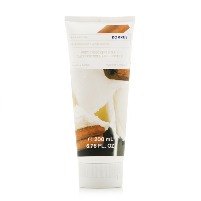 KORRES - Body Smoothing Vanilla Cinnamon Ενυδατική Lotion Σώματος με Άρωμα Βανίλια 200ml