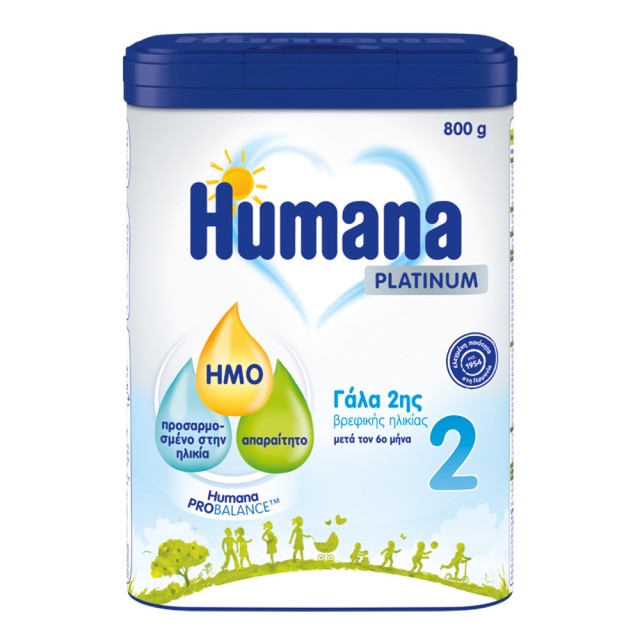 HUMANA - Platinum 2 6m+ Γάλα για Βρέφη μετά τον 6ο Μήνα, 800gr