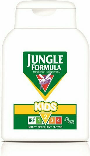JUNGLE FORMULA - Kids IRF2 Εντομοαπωθητική Λοσιόν Κατάλληλη για Παιδιά 125ml
