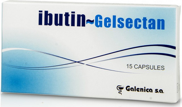 IBUTIN GELSECTAN - Συμπλήρωμα Διατροφής για την Αποκατάσταση της Εντερικής Λειτουργίας 15caps