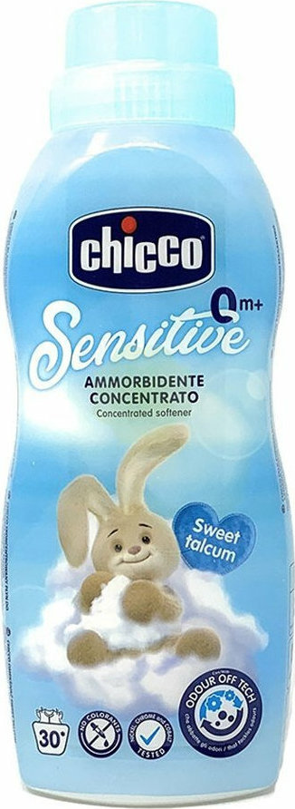 CHICCO - Sensitive 0m+ Concentrated Softener Sweet Talcum - Υπερ-Συμπυκνωμένο Μαλακτικό με Ταλκ 750ml