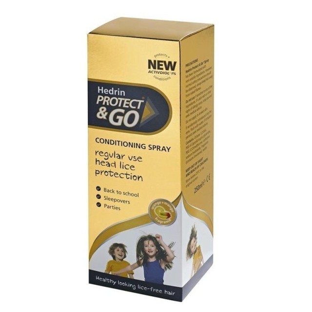 HEDRIN - Protect & Go Spray Conditioner Spray Αντιφθειρική Προστασία 200ml