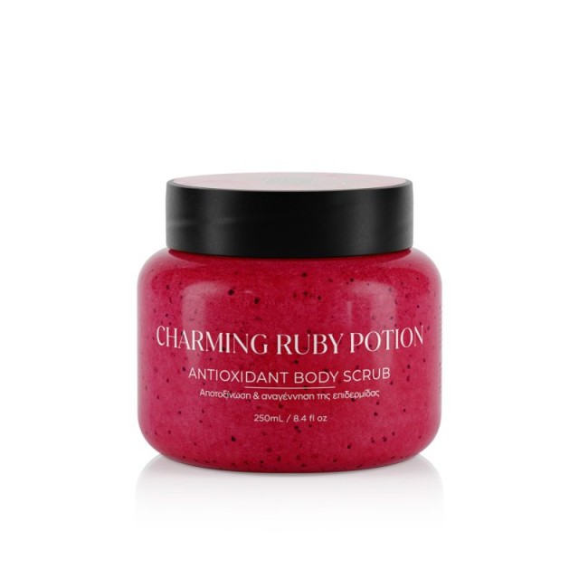 LAVISH CARE - Body Scrub Charming Ruby Potion Απολέπιση Σώματος Πλούσιο σε Αντιοξειδωτικά και Ιχνοστοιχεία με Άρωμα Ρόδι 250ml