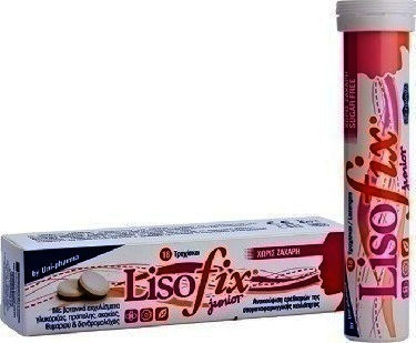 UNI-PHARMA - LisoFix Junior Παστίλιες για Ανακούφιση του Ερεθισμένου Λαιμού 18 τροχίσκοι