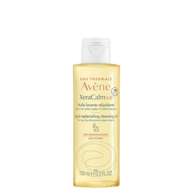 AVENE - Xeracalm A.D Huile Lavante Relipidante - Λάδι Καθαρισμού Για Ξηρό Δέρμα Με Τάση Ατοπίας 100ml