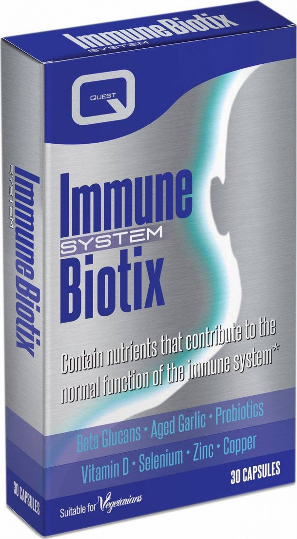 QUEST - Immune Biotix Συμπλήρωμα Διατροφής για το Ανοσοποιητικό 30 Κάψουλες