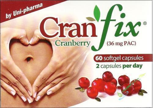 UNI-PHARMA - Cranfix για Υποτροπιάζουσες Ουρολοιμώξεις 60 caps