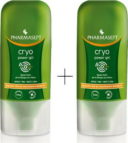 PHARMASEPT - Promo Cryo Power Body Gel Καταπραϋντικό Gel Ψυκτικής Δράσης με Εκχυλίσματα Βοτάνων 2x100ml