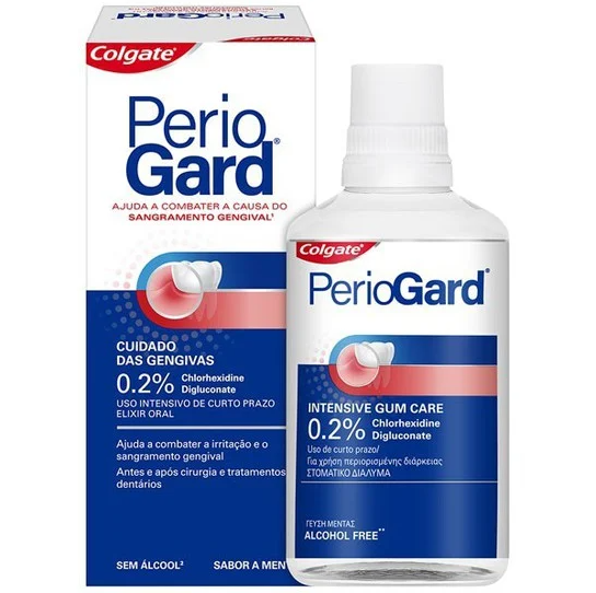 COLGATE - Periogard Στοματικό Διάλυμα 0.20% Χλωρεξιδίνης Κατά της Πλάκας και Προστασίας των Ούλων 300ml