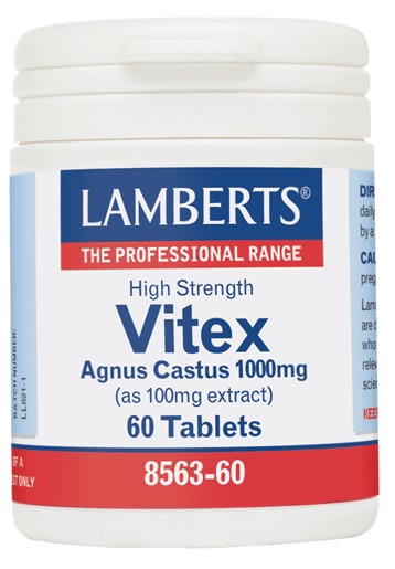 LAMBERTS - Vitex Agnus Castus 1000Mg Συμπλήρωμα Ρύθμισης Του Εμμηνορροϊκού Κύκλου 60 Ταμπλέτες