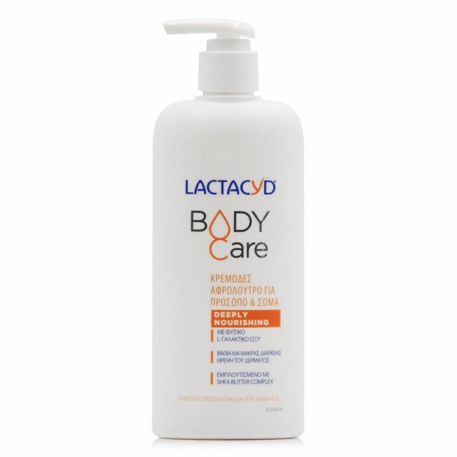 LACTACYD -  Body Care Shower Deeply Nourishing Κρεμώδες Αφρόλουτρο 300ml