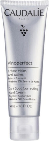 CAUDALIE - Vinoperfect Dark Spot Correcting Hand Cream - Ενυδατική Κρέμα Χεριών για Πανάδες 50ml