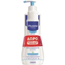MUSTELA - Promo Gentle Cleansing Gel για Σώμα & Μαλλιά 500ml & ΔΩΡΟ Cleansing Gel 200ml