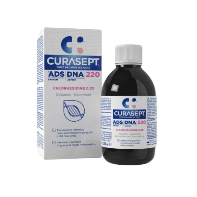 CURASEPT - ADS DNA 220 Chlorhexidine 0.20 Mouthwash Στοματικό Διάλυμα 200ml