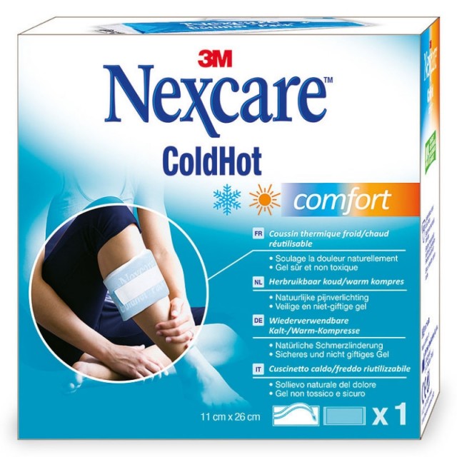 NEXCARE - Coldhot Comfort Παγοκύστη & Θερμοφόρα Πολλαπλών Χρήσεων για Φυσική Ανακούφιση από τον Πόνο 11 x 26cm 1τμχ