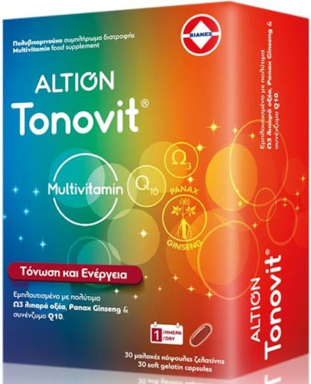 ALTION - Tonovit Multivitamin Πολυβιταμινούχο Συμπλήρωμα Διατροφής 30 μαλακές κάψουλες