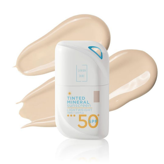 LAVISH CARE - Tinted Mineral Sunscreen Lightweight - Αντηλιακή Κρέμα Προσώπου SPF50 με Χρώμα No1 Light Shade 50ml