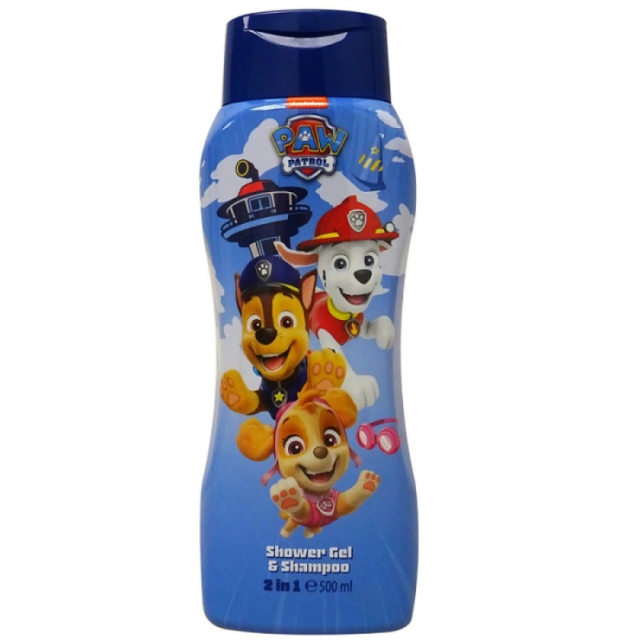 DISNEY - Air Val Paw Patrol Shower Gel & Shampoo 2in1 Σαμπουάν & Αφρόλουτρο 500ml