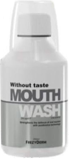 FREZYDERM - Mouthwash Without Taste - Στοματικό Διάλυμα χωρίς Γεύση 250ml