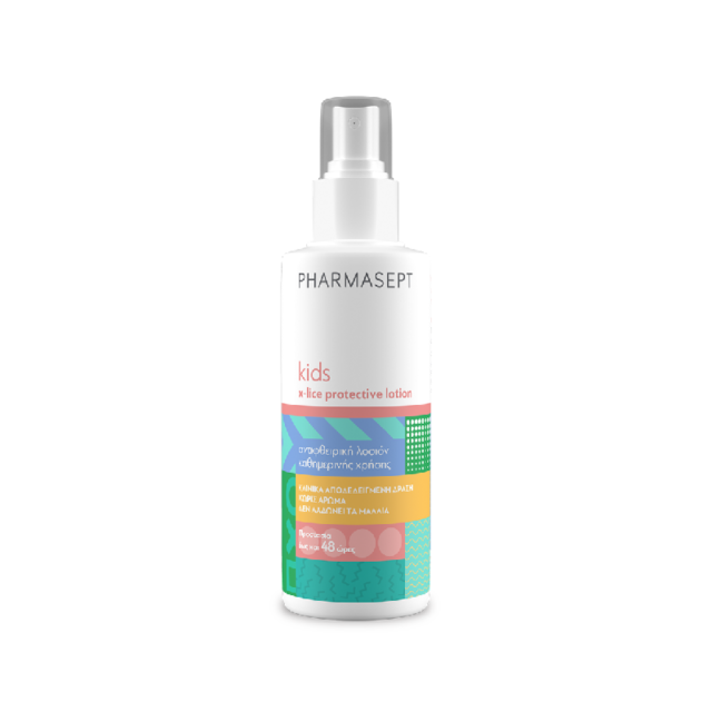PHARMASEPT - Kids X-Lice Cologne Προληπτική Αντιφθειρική λοσιόν καθημερινής χρήσης χωρίς άρωμα 100ml