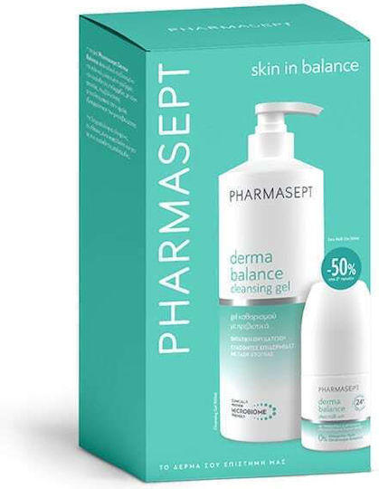 PHARMASEPT - Promo Balance Cleansing Gel Αφρόλουτρο 500ml & Deo Roll-On Αποσμητικό 50ml