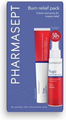 PHARMASEPT - Promo Burn Relief Pack Flogo Calm Cream 50ml & Flogo Instant Calm Spray 100ml
