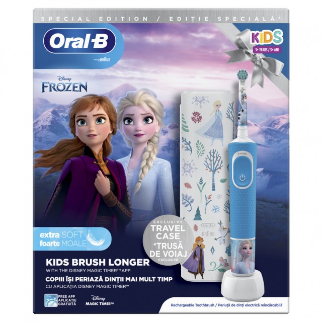 ORAL-B - Ηλεκτρική Οδοντόβουρτσα Frozen Special Edition για 3+ χρονών