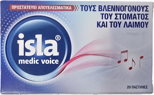 ISLA - Medic Voice Παστίλιες για το Λαιμό 20τμχ