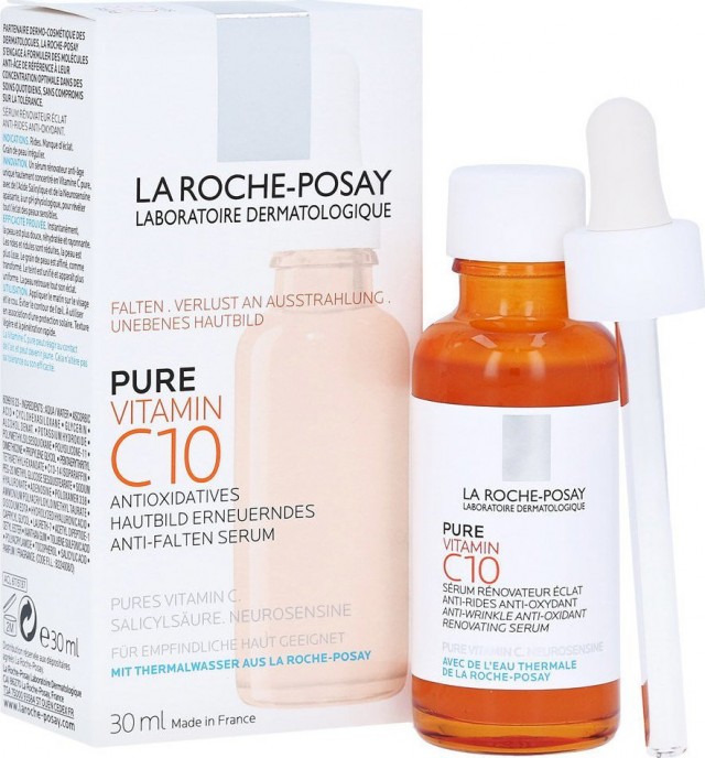 LA ROCHE POSAY - Pure Vitamin C10 Αντιρυτιδικός Ορός Για όλες Τις Επιδερμίδες 30ml