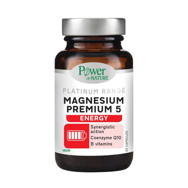POWER HEALTH - Platinum Range Magnesium Premium 5 Energy 60caps