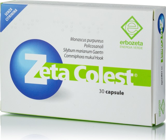 ERBOZETA - Zeta Colest® Συμπλήρωμα Για Την Μείωση Χοληστερίνης 30caps