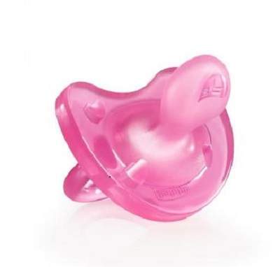 CHICCO - Physio Soft Πιπίλα Σιλικόνης 12m+ Ροζ 1τμχ