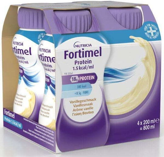 NUTRICIA - Fortimel Extra Με Γεύση Βανίλια 4x200ml