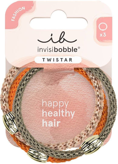 INVISIBOBBLE - Twistar The Orange Affair Hair Tie - Λαστιχάκια Μαλλιών Orange Affaire 3τμχ