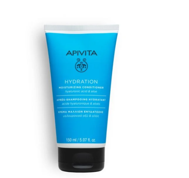 APIVITA - Hydration Conditioner Μαλακτική Κρέμα Ενυδάτωσης για Όλους τους Τύπους Μαλλιών με Υαλουρονικό Οξύ & Αλόη 150ml