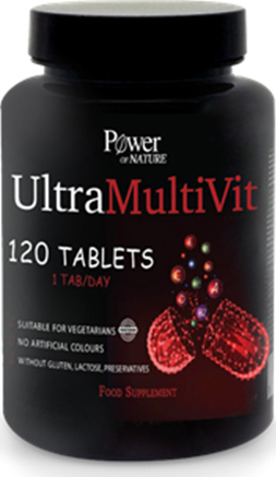 POWER HEALTH - Sport Series Ultra MultiVit Πολυβιταμινούχο Συμπλήρωμα Διατροφής 120 Δισκία