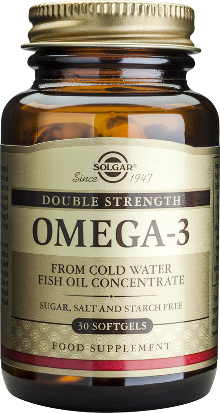 SOLGAR - Omega-3 Double Strength Συμπλήρωμα Διατροφής Ωμέγα-3  30softgels
