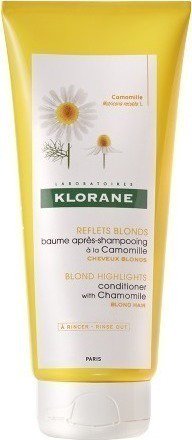KLORANE - Conditioner Cream with Chamomile, Μαλακτική κρέμα για τα ξηρά και ταλαιπωρημένα ξανθά μαλλιά με άρωμα Χαμομήλι 200ml