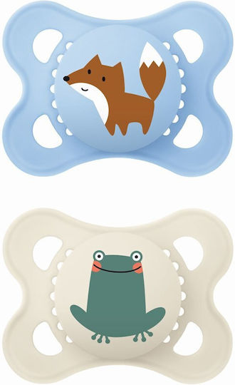 MAM - Ορθοδοντικές Πιπίλες Σιλικόνης Original για 2-6 μηνών 100SB Γαλάζιο 2τμχ