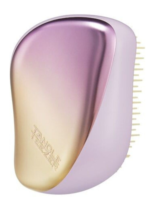 TANGLE TEEZER - Compact Styler Βούρτσα Μαλλιών για Ξεμπέρδεμα Lilac Yellow Chrome 1τμχ