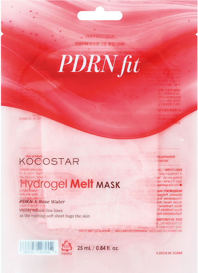 KOCOSTAR - PDRN Fit Hydrogel Melt Mask-Μάσκα Προσώπου Ενυδάτωσης με Ροδόνερο & Εκχύλισμα Τριαντάφυλλου 1τμχ