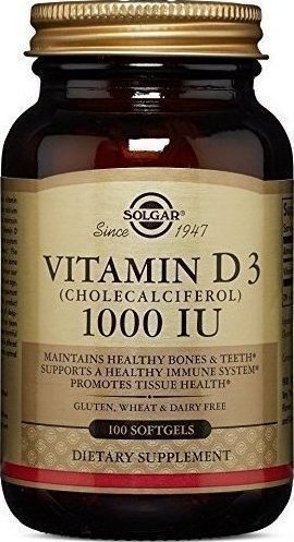 SOLGAR - Vitamin D3 1000iu 100softgels