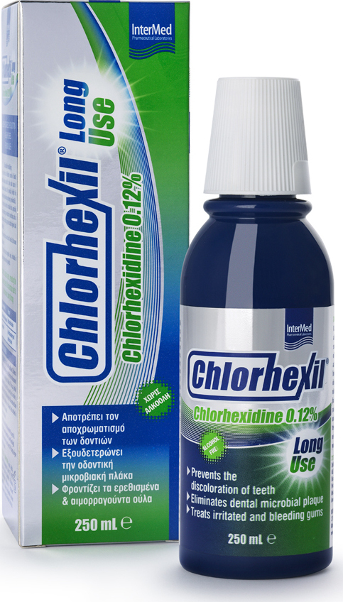 INTERMED - Chlorhexil 0,12% Mouthwash Long Use Στοματικό Διάλυμα, 250ml