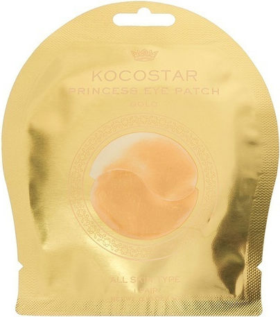 KOCOSTAR - Princess Gold Eye Patch - Επιθέματα για Εντατική Ενυδάτωση Ματιών 1 Ζεύγος